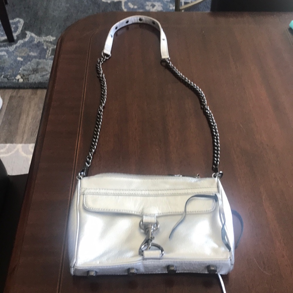 Silver Rebecca Minkoff purse